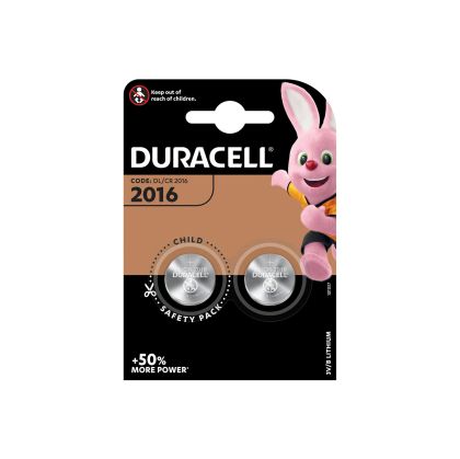 Литиева батерия Duracell Specialty 2016, 3 V, 2 броя