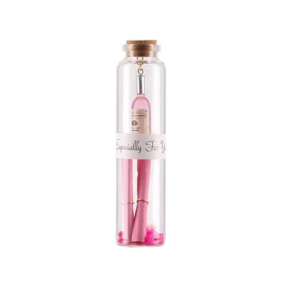 Шишенце със съобщение Takk Elixir, стъклено, асорти