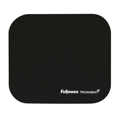 Пад за мишка Fellowes Microban, антибактериален, 2 mm, черен