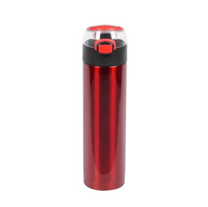 Office 1 Бутилка Metropolis, метална, двустенна, 500 ml, червена