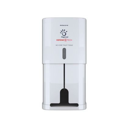 Диспенсър за тоалетна хартия Papernet, Full tech, бял, 2 ролки, 16.1 х 15.5 х 33 cm