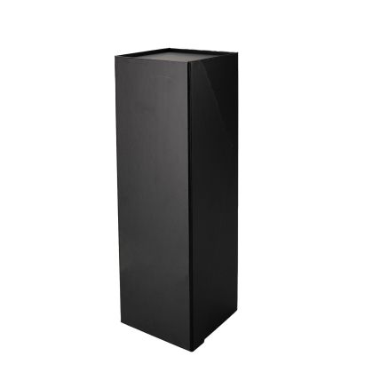 Office 1 Кутия Wine, с магнитно затваряне, сгъваема, 33 х 11 х 10.8 cm, ъглово лепена, черна