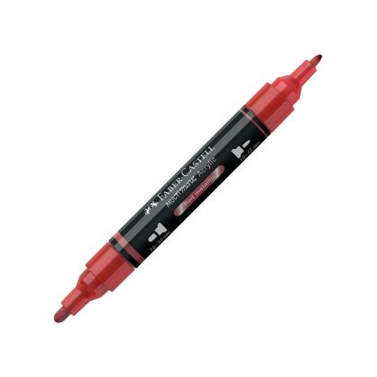 Faber-Castell Акрилен маркер Multimark, № 296, червен металик