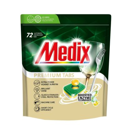 Таблетки за съдомиялна Medix Premium, 72 броя
