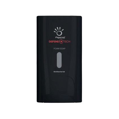 Диспенсър за сапун на пяна Papernet, черен, 11.6 х 13.9 х 22 cm