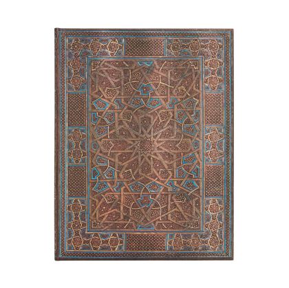 Paperblanks Тефтер Midnight, 180 х 230 mm, широки редове, твърда корица, 72 листа