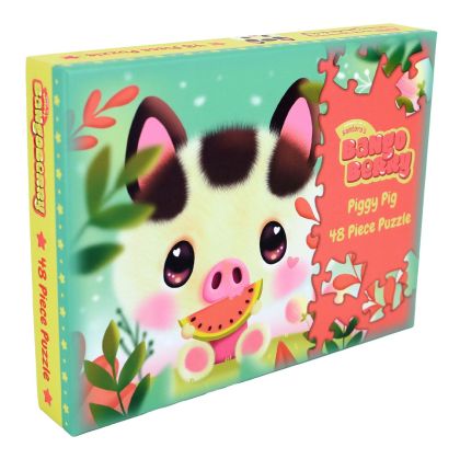 Пъзел Bangoberry 48 части, в кутия, Piggy Pig