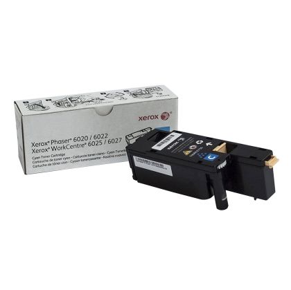 Оригинална тонер касета Xerox 106R02760, WC6025/6027, 1000 страници/5%, Cyan