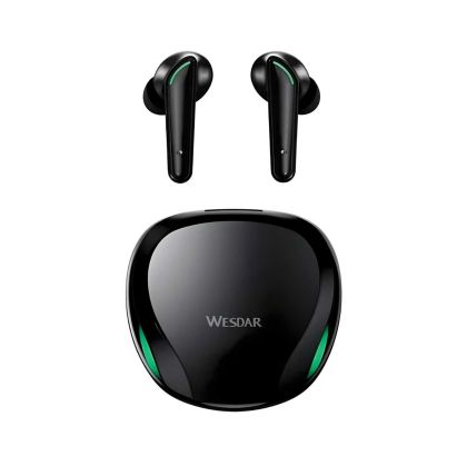 Слушалки Wesdar TWS128, True wireless, безжични, черни