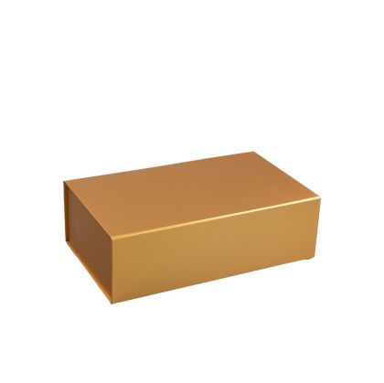Office 1 Кутия Colorful, с магнитно затваряне, сгъваема, 35 х 20.5 х 11.3 cm, златна