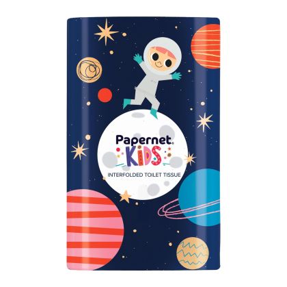 Диспенсър за тоалетна хартия Papernet Kids Space, на пачка, 16.5 х 13.5 х 26.5 cm