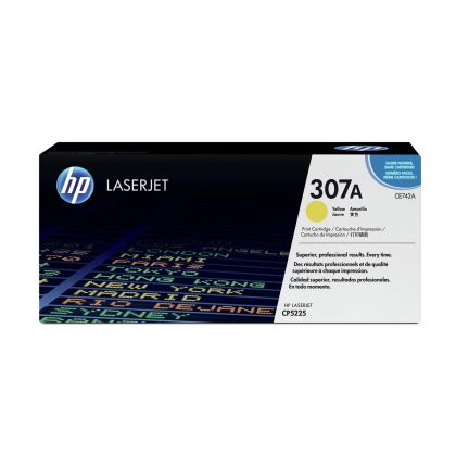 Оригинална тонер касета HP CE742A, CP5225, 7300 страници/5%, Yellow