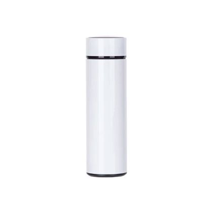 BESTSUB Термос, с температурен индикатор, инокс, 450 ml, бял