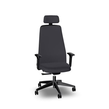Ергономичен стол Interstuhl EV353, текстил, полиамидна основа, сив
