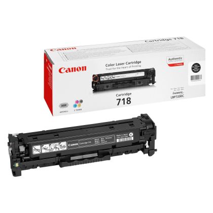 Оригинална тонер касета Canon CRG718, 3400 страници/5%, Black