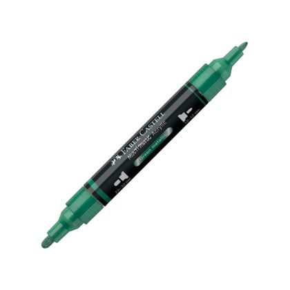 Faber-Castell Акрилен маркер Multimark, № 295, зелен металик