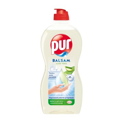 Препарат за миене на съдове Pur Balsam, алое вера, 450 ml