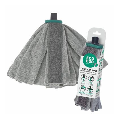Моп York Eco Ego Rubi, микрофибър, с конусовидна резба