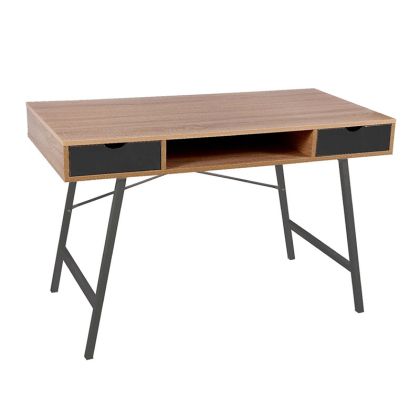 Работно бюро RFG Shape A 120/48/76, Дъб/черен