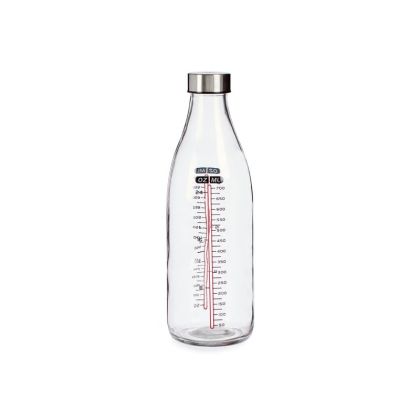 Бутилка с мерителна скала Vivalto, с метална капачка, 1 L