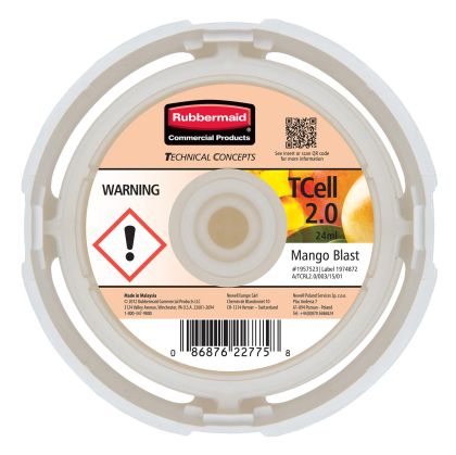Пълнител за ароматизатор Rubbermaid TCell 2.0, манго, 24 ml