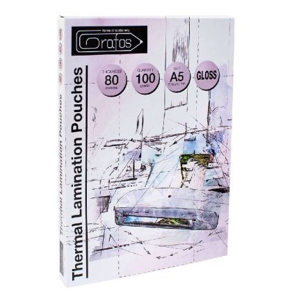 Фолио за ламиниране A5 Grafos, 80микр, 100л