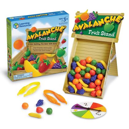 Learning Resources Игра Лавина от плодове, за фина моторика