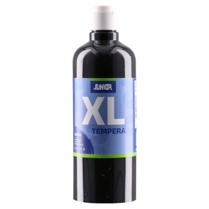 Темперна боя Junior Brillio, 500 ml, черна