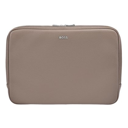Hugo Boss Чанта за лаптоп Classic Grained, кафява