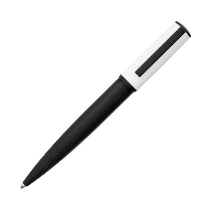 Hugo Boss Химикалка Arche Iconic, в кутия, бяла