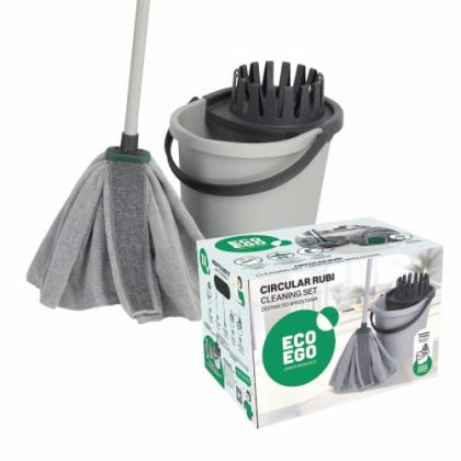 Комплект York Eco Ego Rubi, моп с дръжка и кофа, 13 l