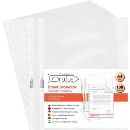 Джоб A4 Grafos, кристал, 30микр, 100 броя