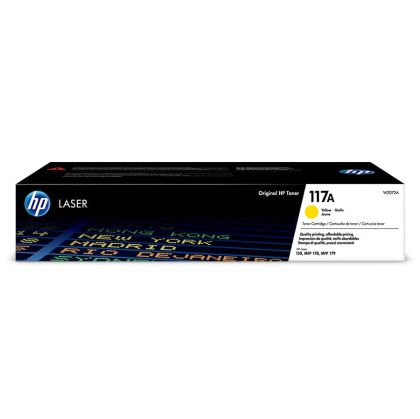 Оригинална тонер касета HP W2072A, 117A, 700 страници/5%, Yellow