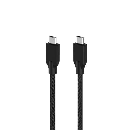 Кабел за бързо зареждане Genius ACC-C2CC, USB Type-C към USB Type-C, 100 cm, черен