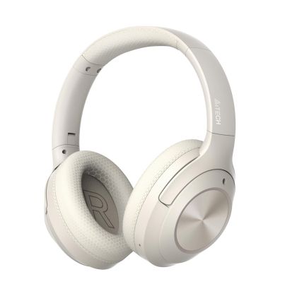 Слушалки A4Tech Fstyler BH220, с Bluetooth v5.3, 100 dB, бежови