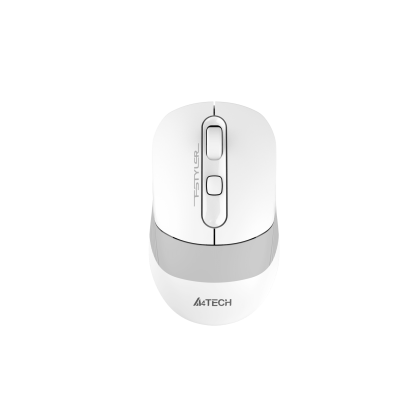 Мишка A4Tech Fstyler FB10CS, безшумна, 2.4 GHz, Bluetooth, бяла