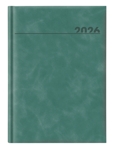 Календар-бележник Castelli Chia 894 A5, 2026, тюркоаз