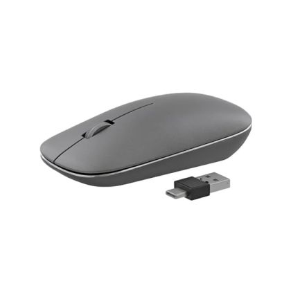 Мишка TNB iClick, Bluetooth, 3 бутона, 1600 dpi, USB, сива