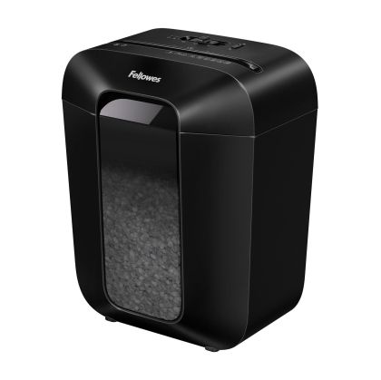 Шредер за унищожаване на документи Fellowes LX41, P-4, Micro-Cut, 17 L, черен, време за работа 5 мин