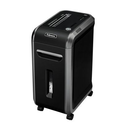 Шредер за унищожаване на документи Fellowes Powershred 99Ci, 100% Jam Proof, Cross-Cut, 34 L, P-4, време за работа 30 мин, време за почивка 40 мин