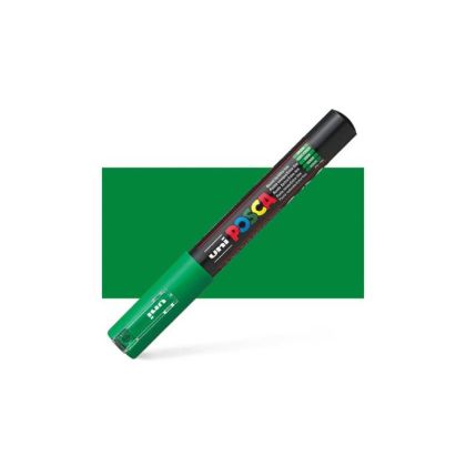 Перманентен маркер Uni Posca PC-1M водна основа Зелен
