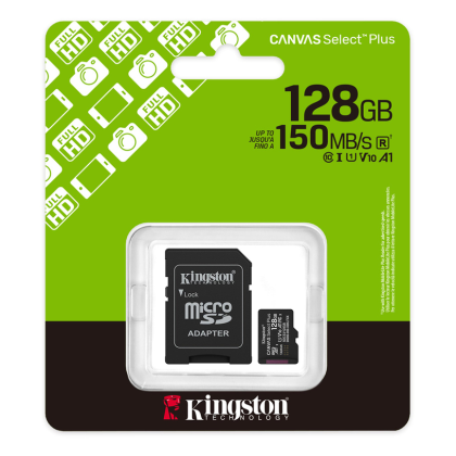 Преносима памет KINGSTON MICRO SD 128GB class 10