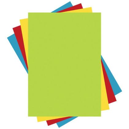 Цветна микс хартия Maestro А4,4х25 л., наситен