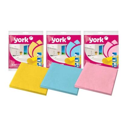Домакинска кърпа York 35/35см, 3 броя