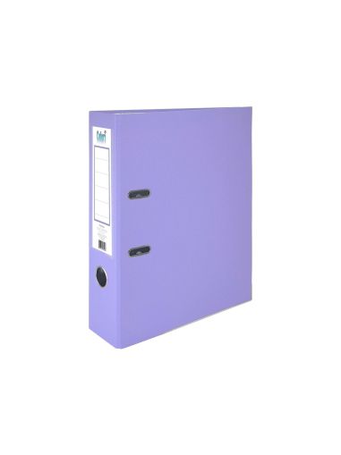 Colori Класьор, 8 cm, PP, с метален кант, несглобен, люляк, 50 броя