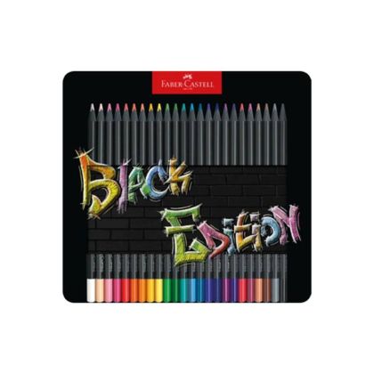 Цветни моливи Faber Castell Black Edition 24 цвята метална кутия