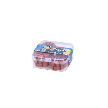 Гуми за молив Sazio Pixi Box, спортни топки, в кутийка, асорти