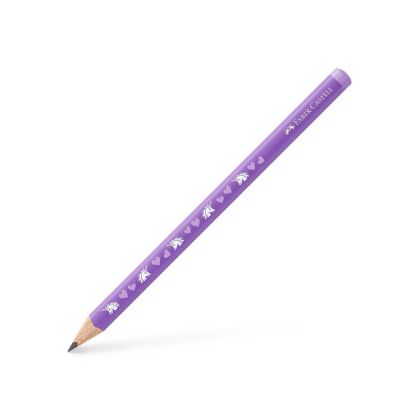 Faber-Castell Молив Jumbo Еднорог, чернографитен, НВ, лилав