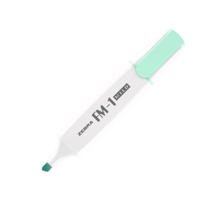 Zebra Текст маркер FM-1 Mild, 3.5 mm, синьо-зелен