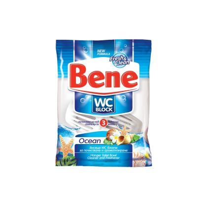 Ароматизатор за тоалетна Bene, сухо блокче, различни аромати, 40 g